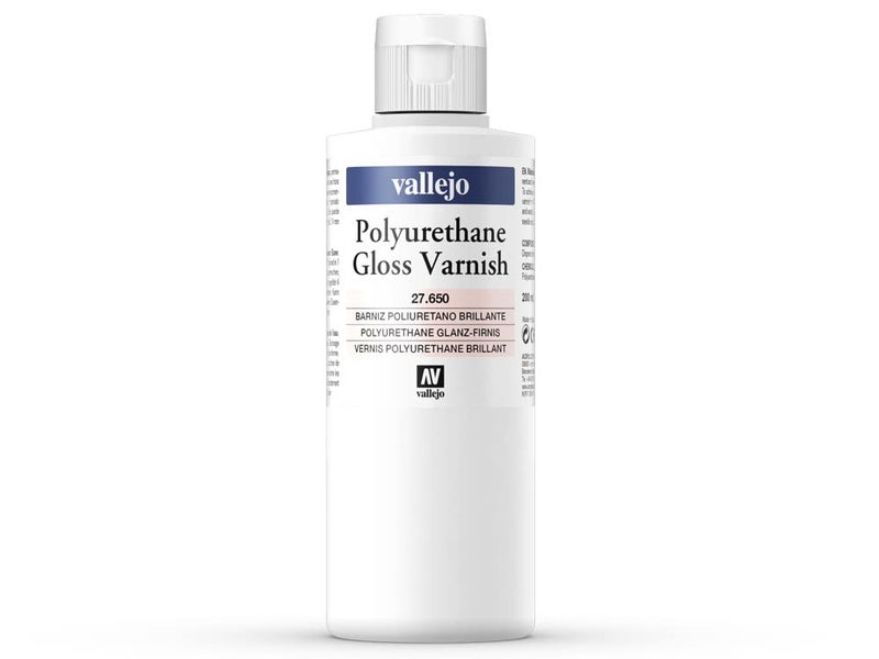 Vallejo Polyurethane - Varnish Gloss 200ml - VAL27650 by Vallejo
